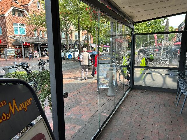 Referenz Montage von Glasschiebeelementen | Schnebeck GmbH, Meppen